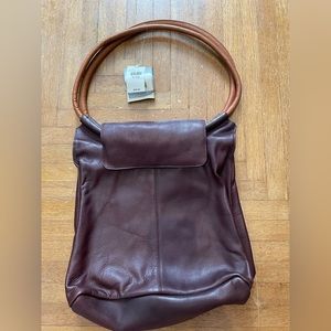 J.Jill Oversized leather shoulder bag